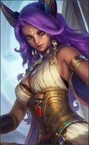 Esmeralda wearing the Cleopatra skin, in-game portrait