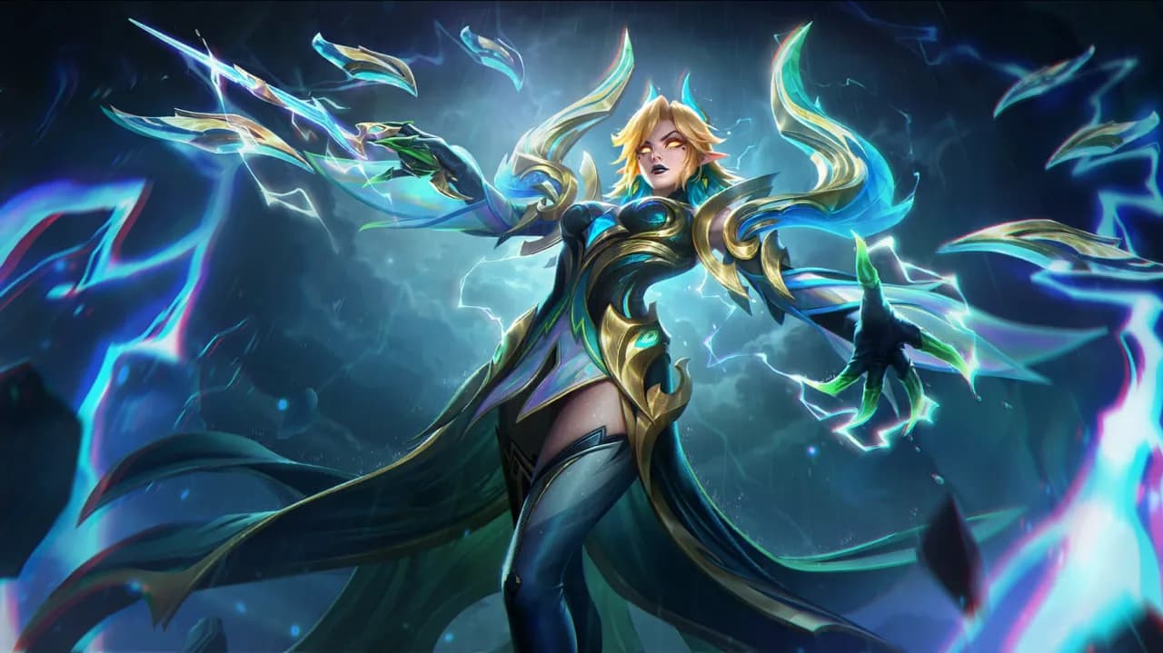 Eudora Emerald Enchantress skin artwork
