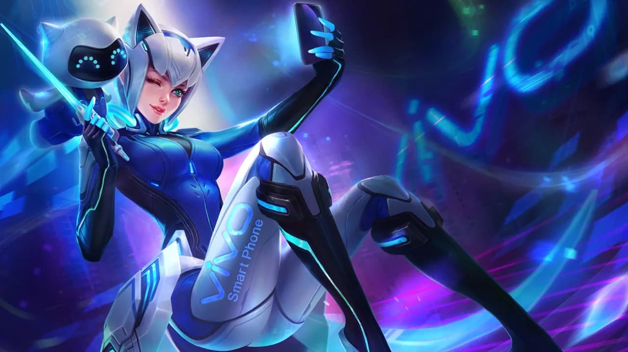 Eudora Vivo Selfie Goddess skin artwork
