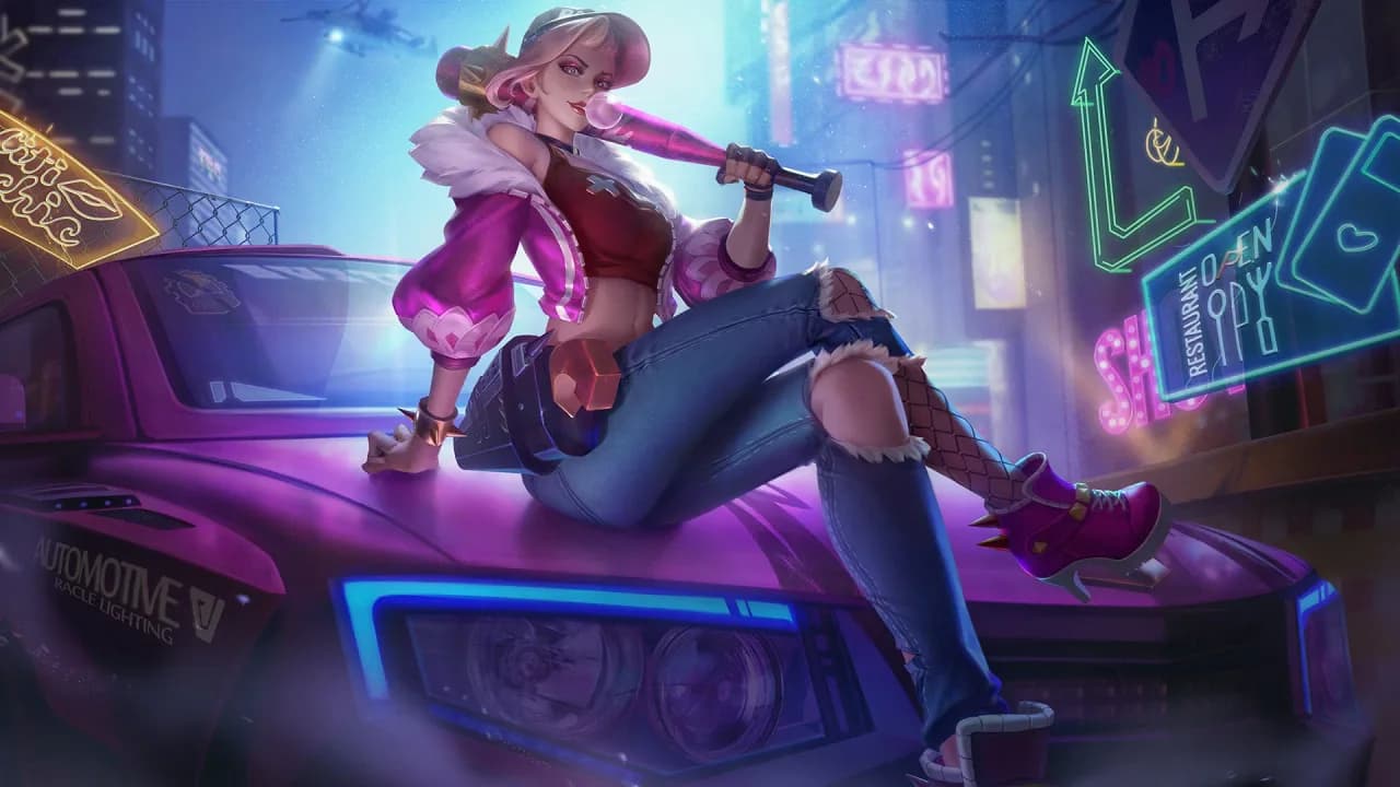 Fanny Punk Princess skin artwork