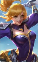 Fanny wearing the Blade Dancer skin, in-game portrait