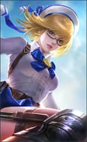 Fanny wearing the Campus Youth skin, in-game portrait