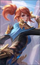 Fanny wearing the Imperial Warrior skin, in-game portrait