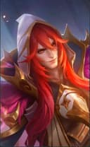 Faramis wearing the Enigmatic Wayfarer skin, in-game portrait