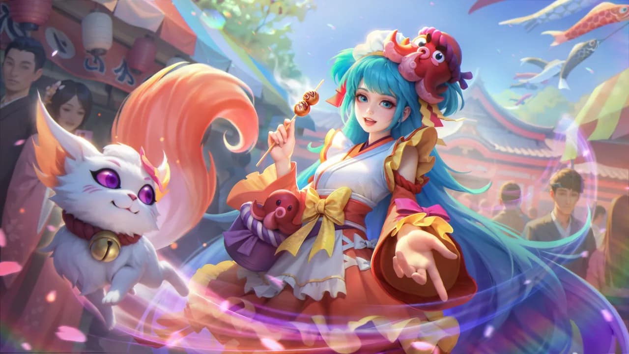 Floryn Yatai Waitress skin artwork