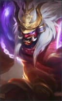 Franco wearing the King of Hell skin, in-game portrait