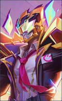 Fredrinn wearing the Neobeast Fredrinn skin, in-game portrait