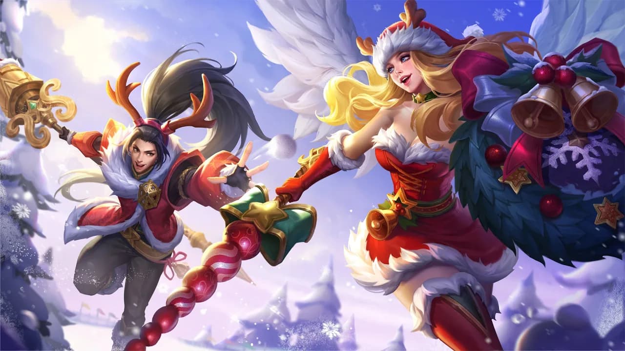 Freya Christmas Carnival skin artwork