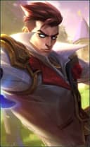 Gord wearing the New Baron skin, in-game portrait