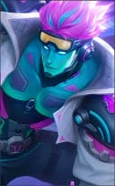 Gord wearing the Cyber Hacker skin, in-game portrait