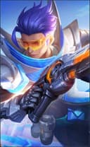 Granger wearing the Agent Z skin, in-game portrait