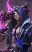 Granger wearing the Hellbringer skin, in-game portrait
