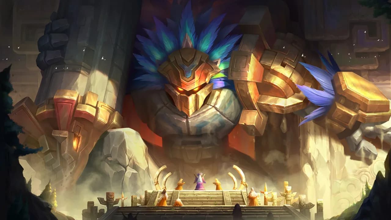 Grock Ancient Golem skin artwork