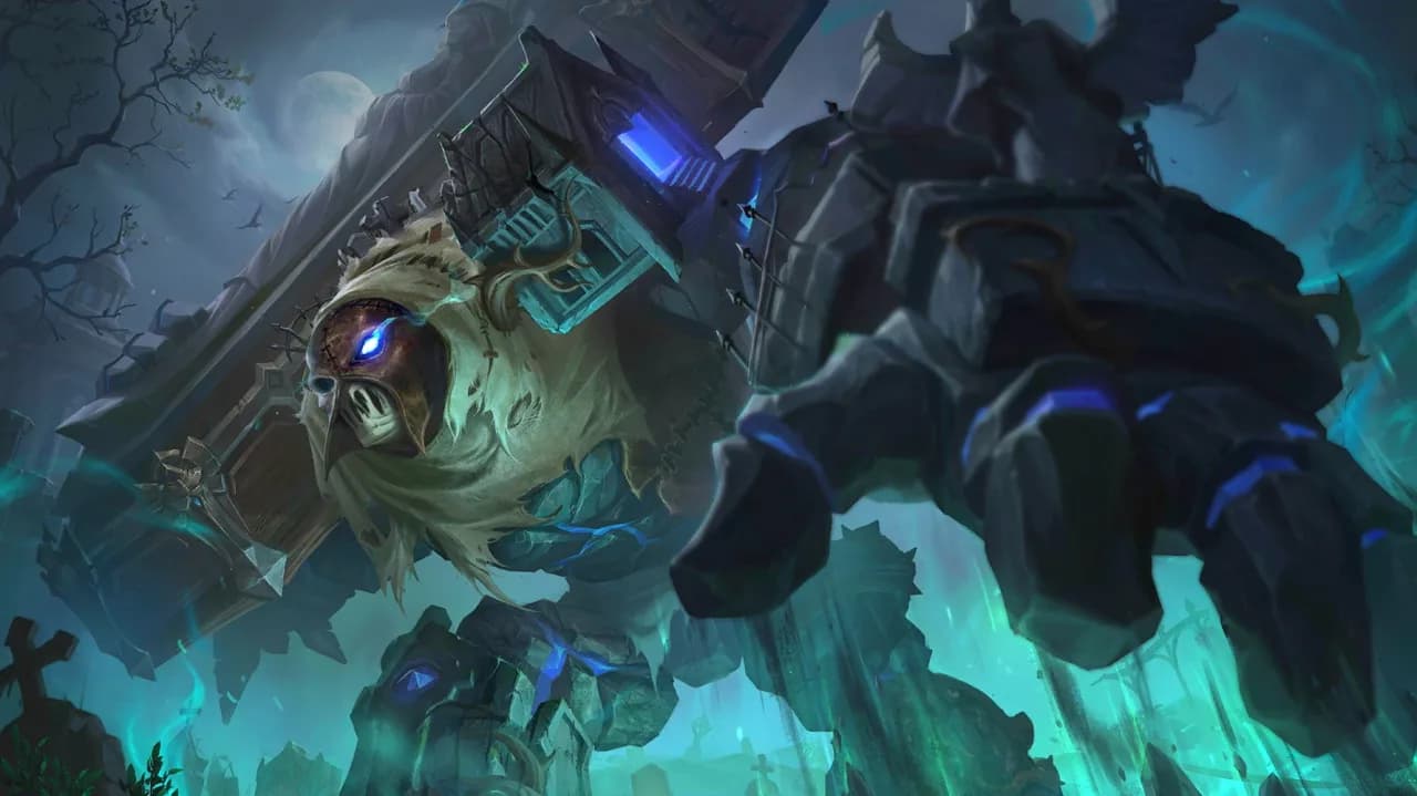 Grock Grave Guardian skin artwork