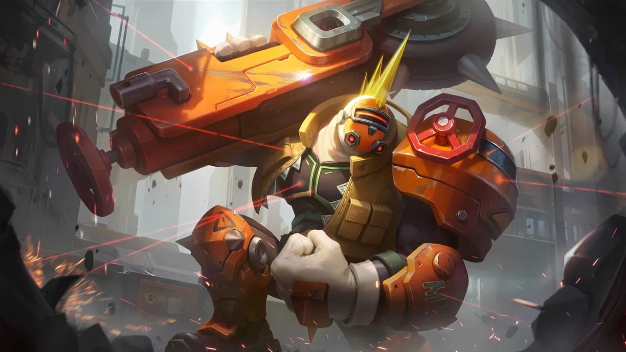 Grock Wasteland Psycho skin artwork
