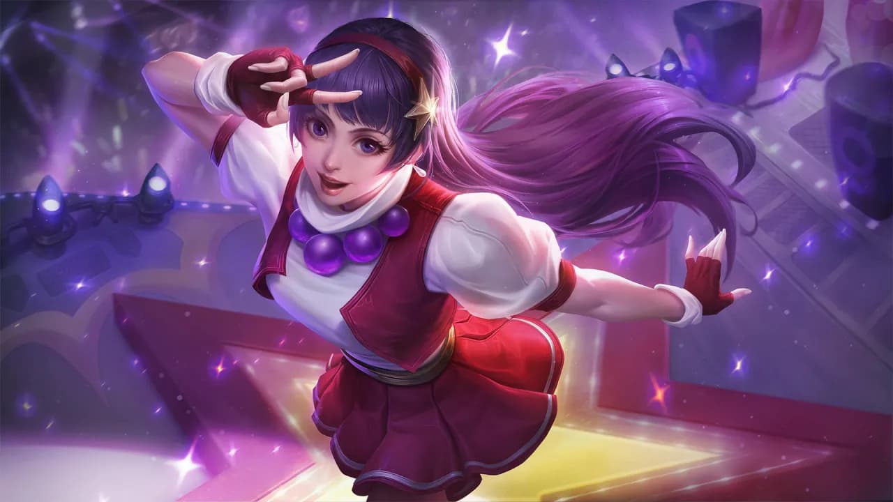 Guinevere Athena Asamiya skin artwork