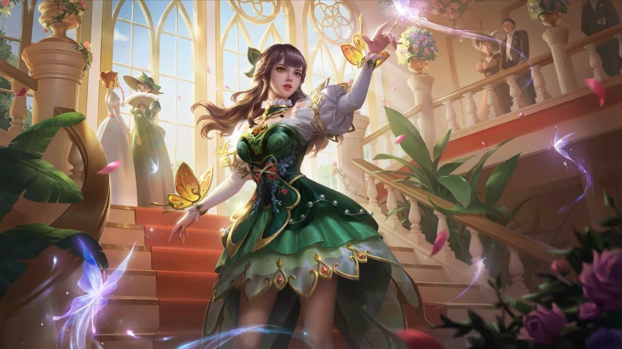 Guinevere Elegant Butterfly skin artwork