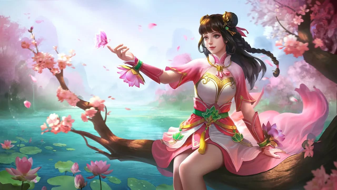Guinevere Lotus skin artwork