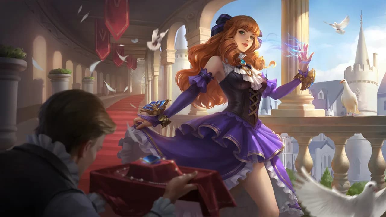 Guinevere Ms. Violet skin artwork