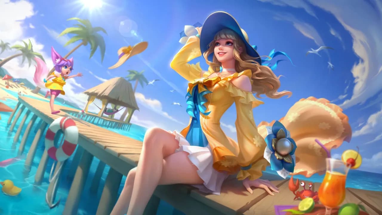Guinevere Summer Breeze skin artwork