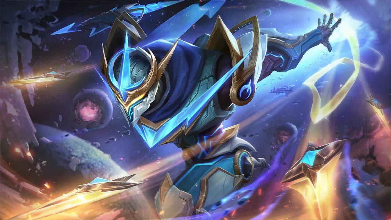 Gusion Cosmic Gleam skin artwork