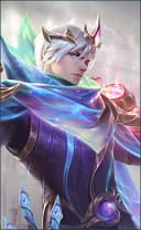 Gusion wearing the Soul Revelation skin, in-game portrait