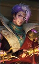 Gusion wearing the Desert Spider skin, in-game portrait