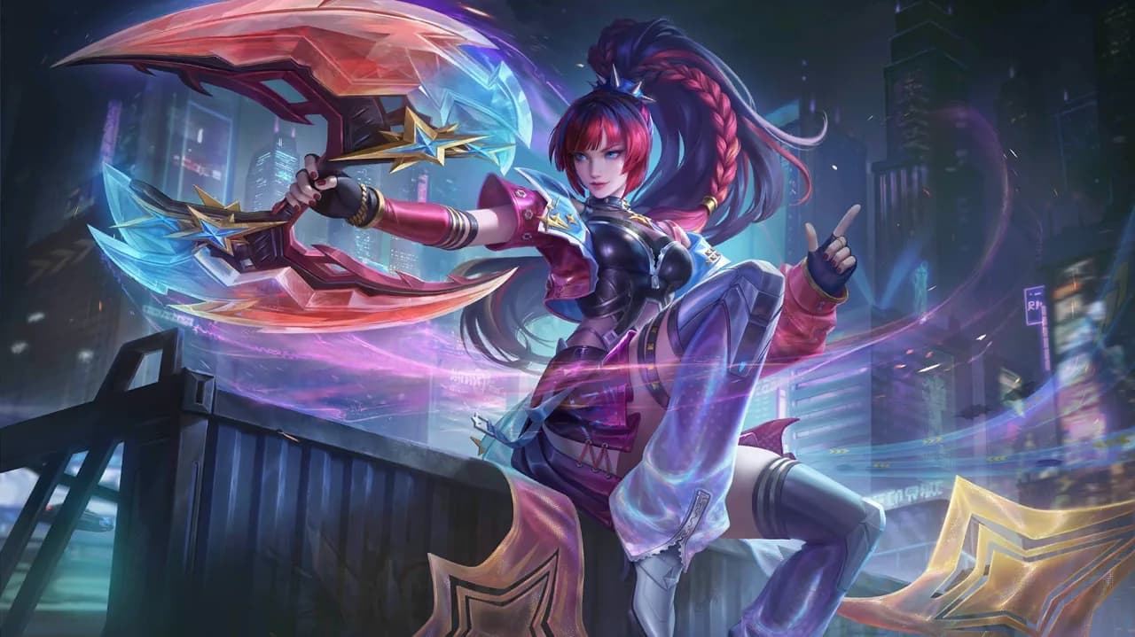 Hanabi Neonscape Icon skin artwork