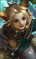 Harith wearing the Savannah Cat skin, in-game portrait