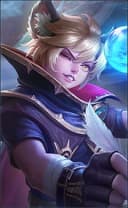 Harith wearing the Stardust skin, in-game portrait