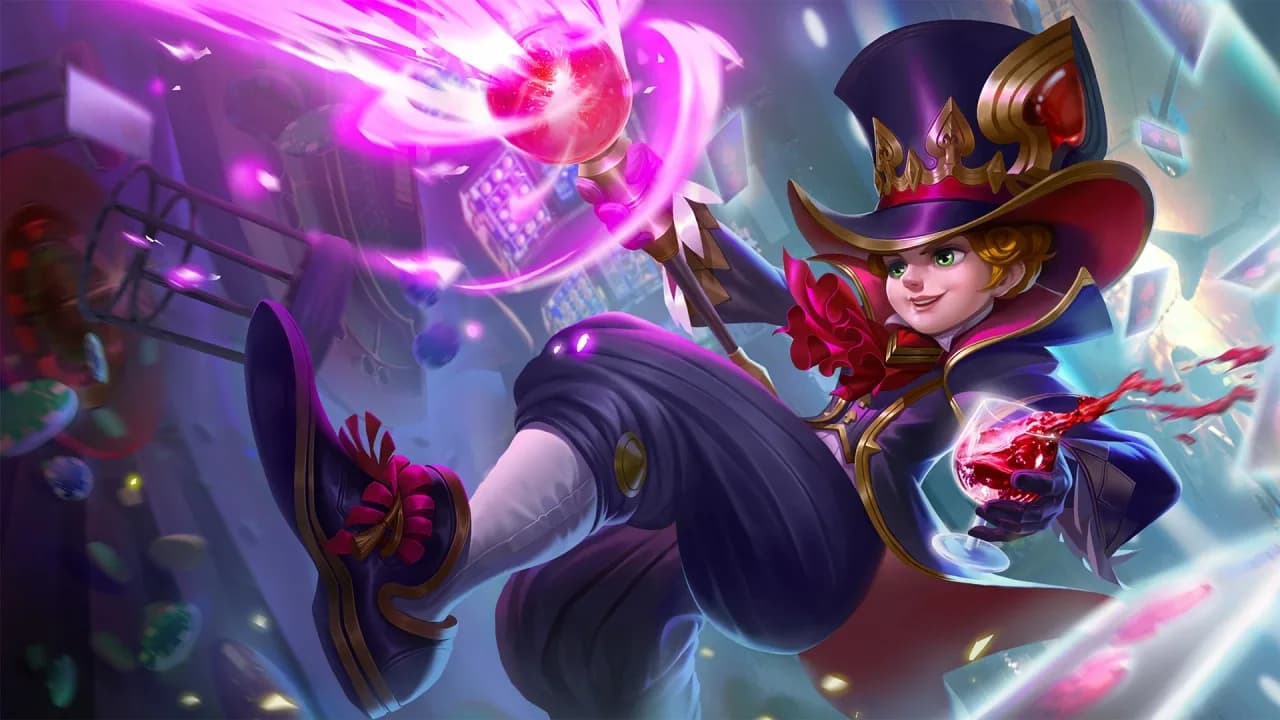 Harley Mage Genius skin artwork