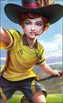 Harley wearing the Referee skin, in-game portrait