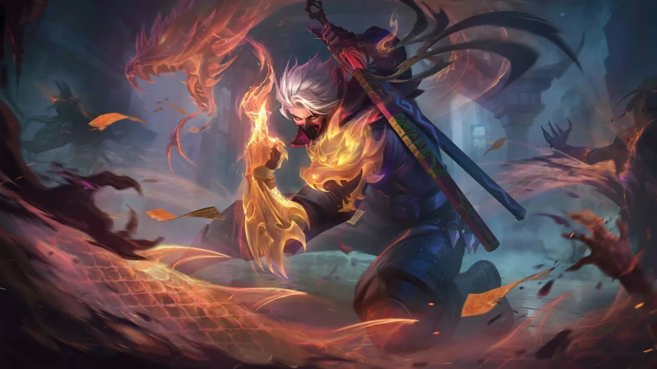 Hayabusa Exorcist Hayabusa skin artwork