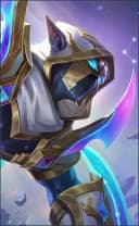 Helcurt wearing the Scorpio skin, in-game portrait