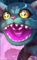Helcurt wearing the Dream Prowler skin, in-game portrait