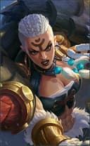 Hilda wearing the Power of Wildness skin, in-game portrait