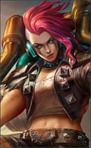 Hilda wearing the Flower of the Wastes skin, in-game portrait