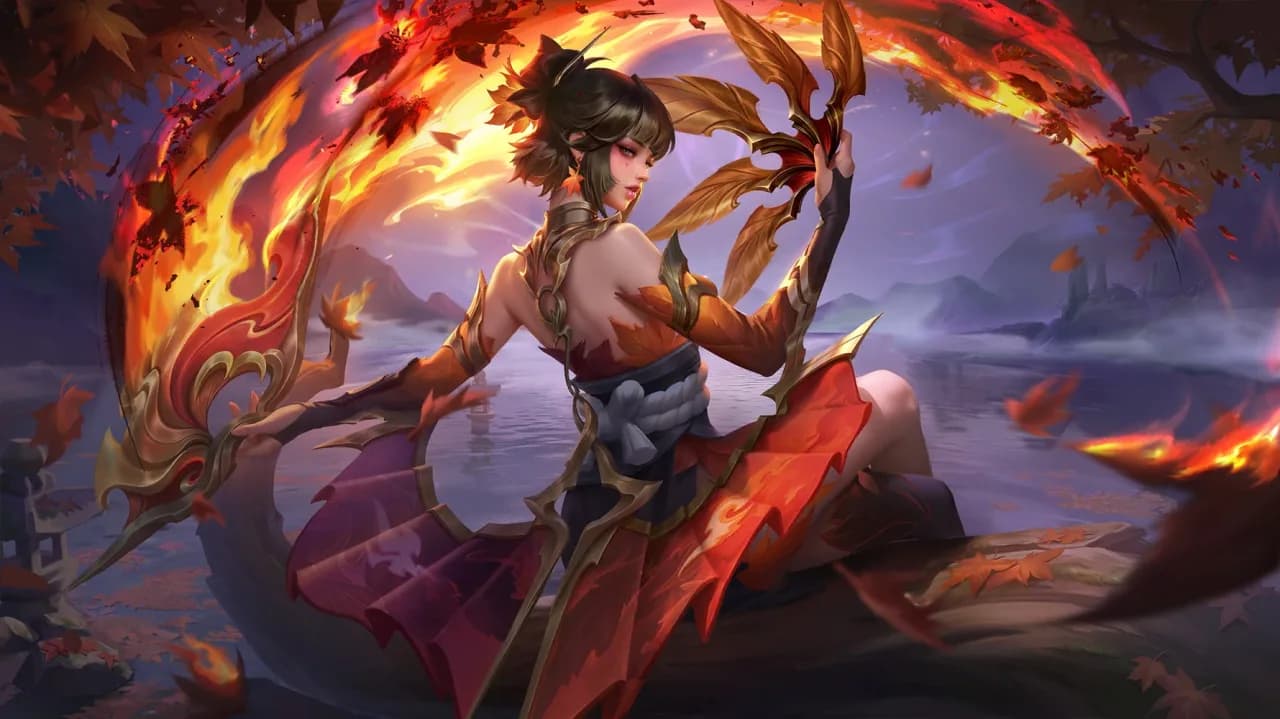 Hirara Gilded Embers skin artwork