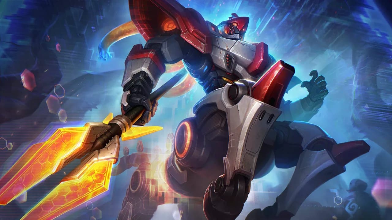 Hylos Iron Steed skin artwork