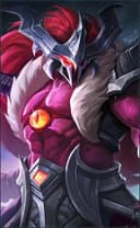 Hylos wearing the Phantom Seer skin, in-game portrait
