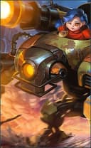 Jawhead wearing the Steel Sweetheart skin, in-game portrait