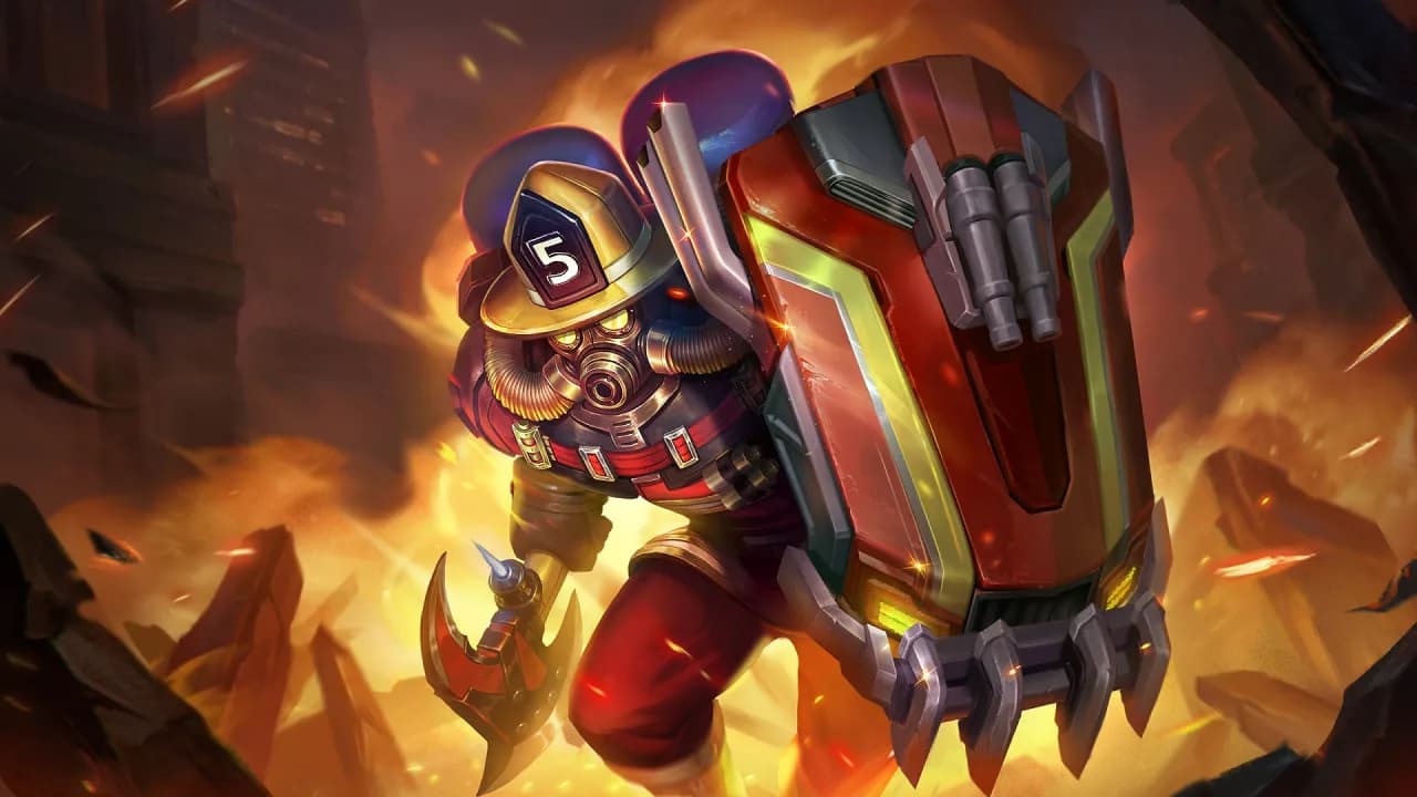 Johnson Fire Chief skin artwork