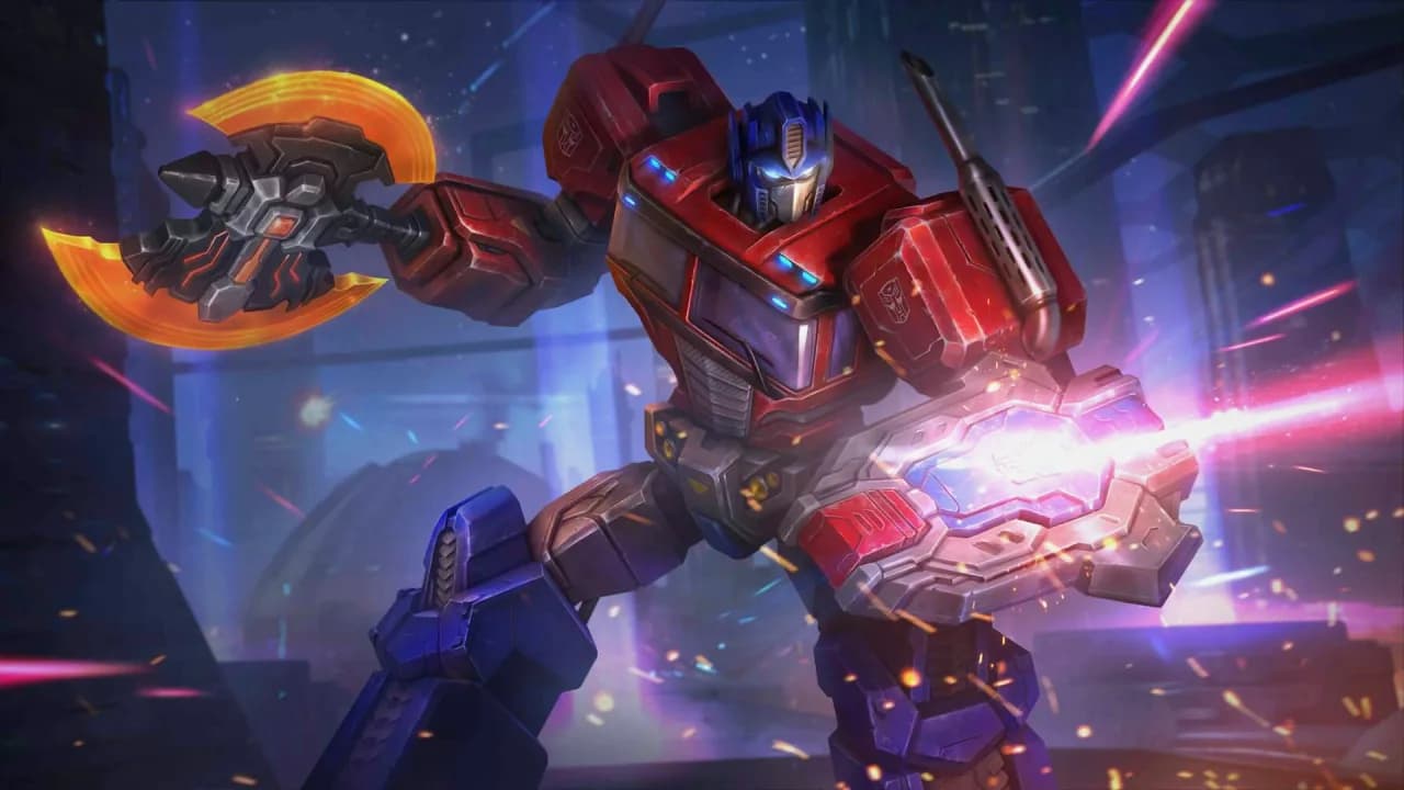 Johnson Optimus Prime skin artwork