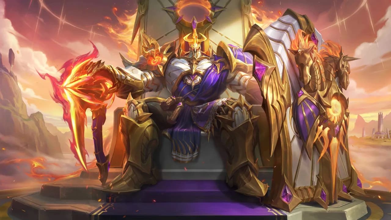 Johnson Sovereign of Realms skin artwork