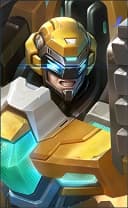 Johnson wearing the Wreck King skin, in-game portrait