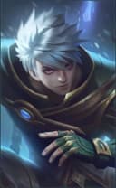 Julian wearing the Silent Edge skin, in-game portrait