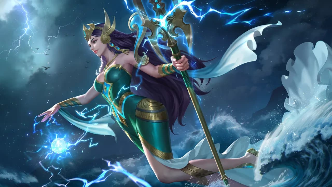 Kadita Ocean Goddess skin artwork