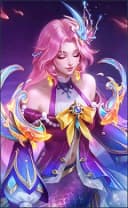 Kadita wearing the Maiden of the Tide skin, in-game portrait