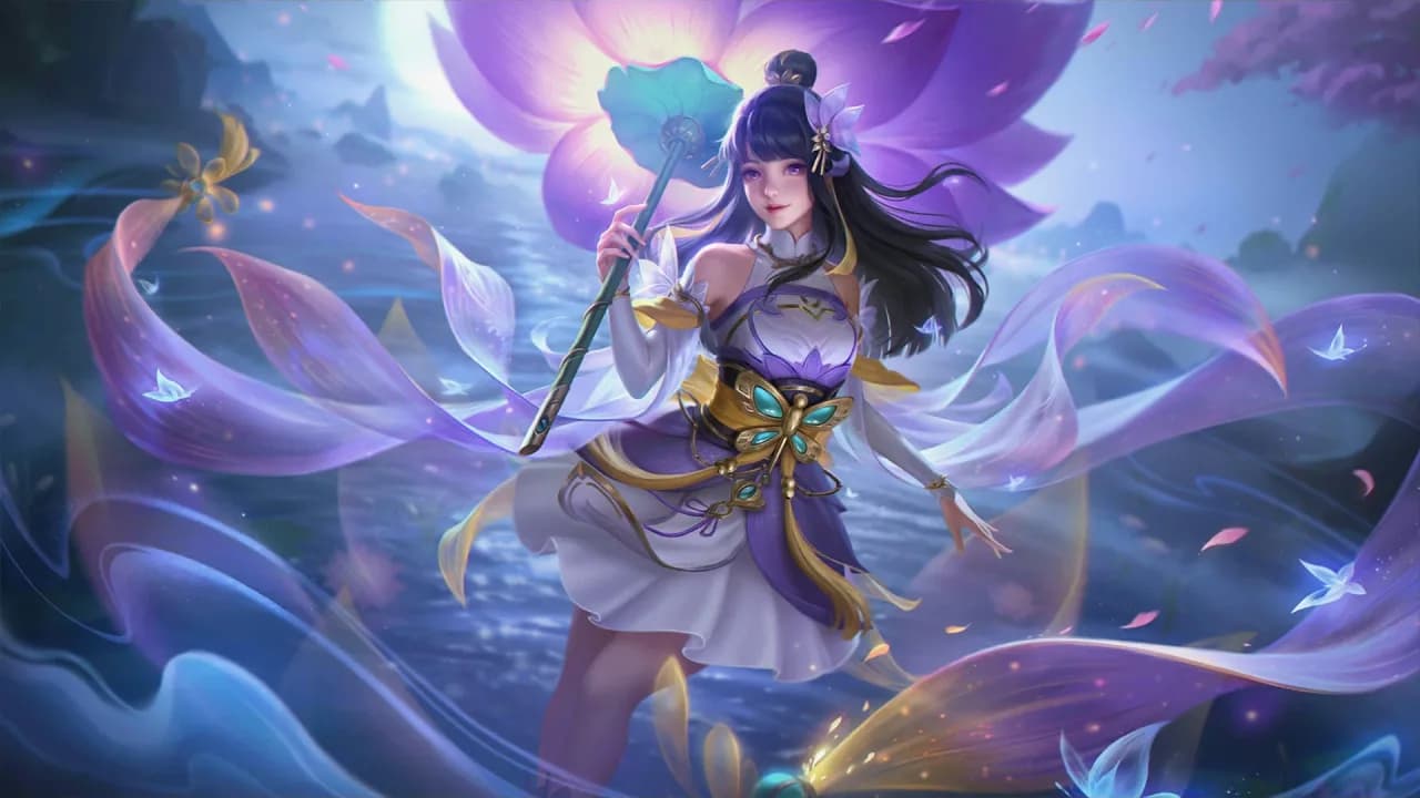 Kagura Water Lily skin artwork