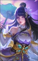Kagura wearing the Water Lily skin, in-game portrait